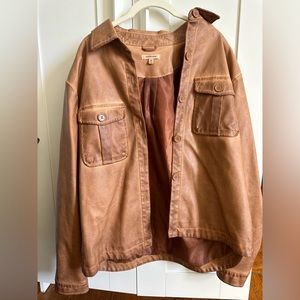 Max Studio Leather Jacket